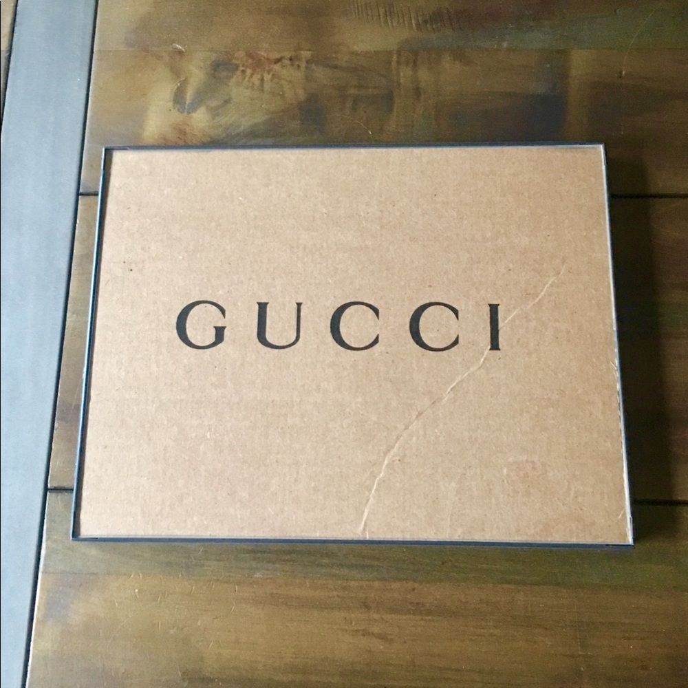 Gucci hand cut closet wall art